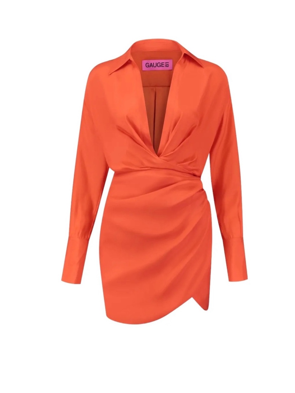 Gauge81 Naha Orange Mini Dress